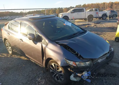 2015 Honda Civic Ex z USA, uszkodzony, nr VIN 19XFB2F86FE089845